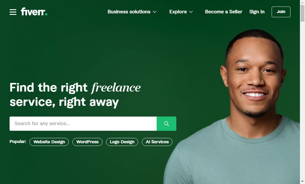 Fiverr Freelancing Website